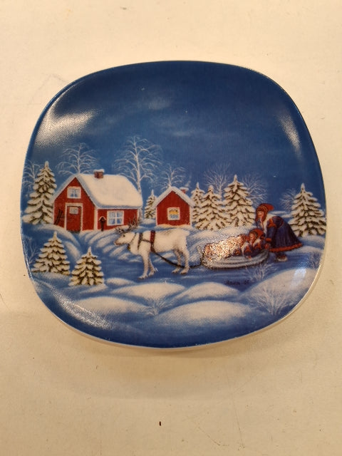 Juleplatte fra Arabia Finland